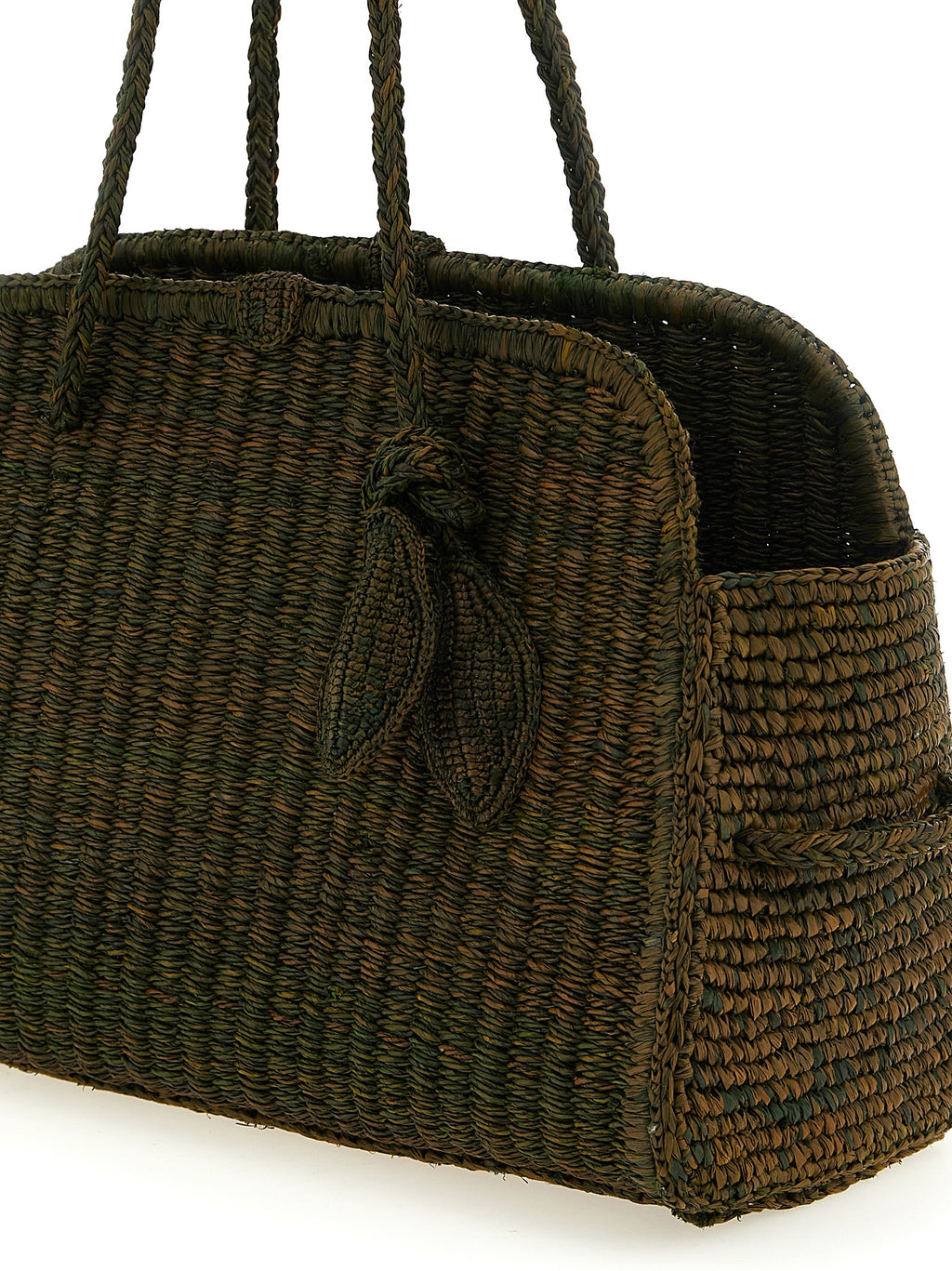 Jacquemus | Bicolor Raffia Tote Bag