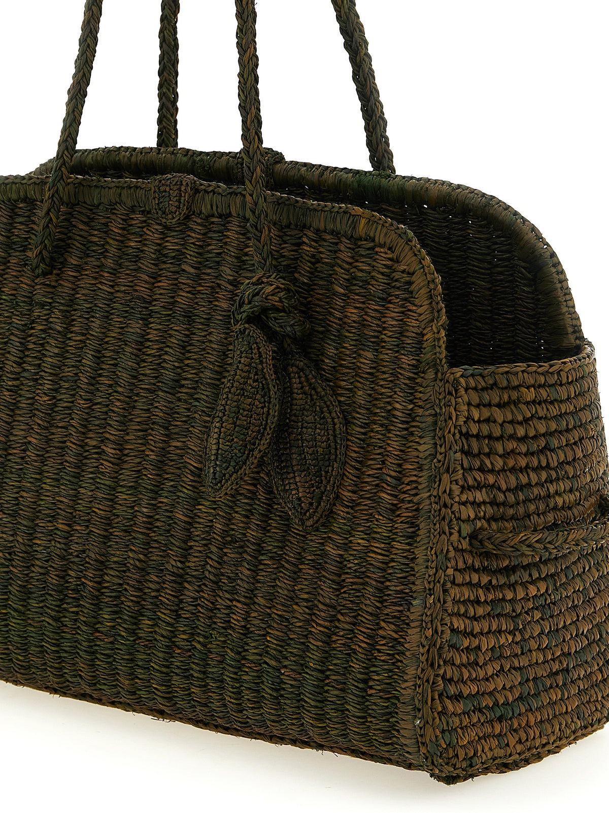 Jacquemus | Bicolor Raffia Tote Bag
