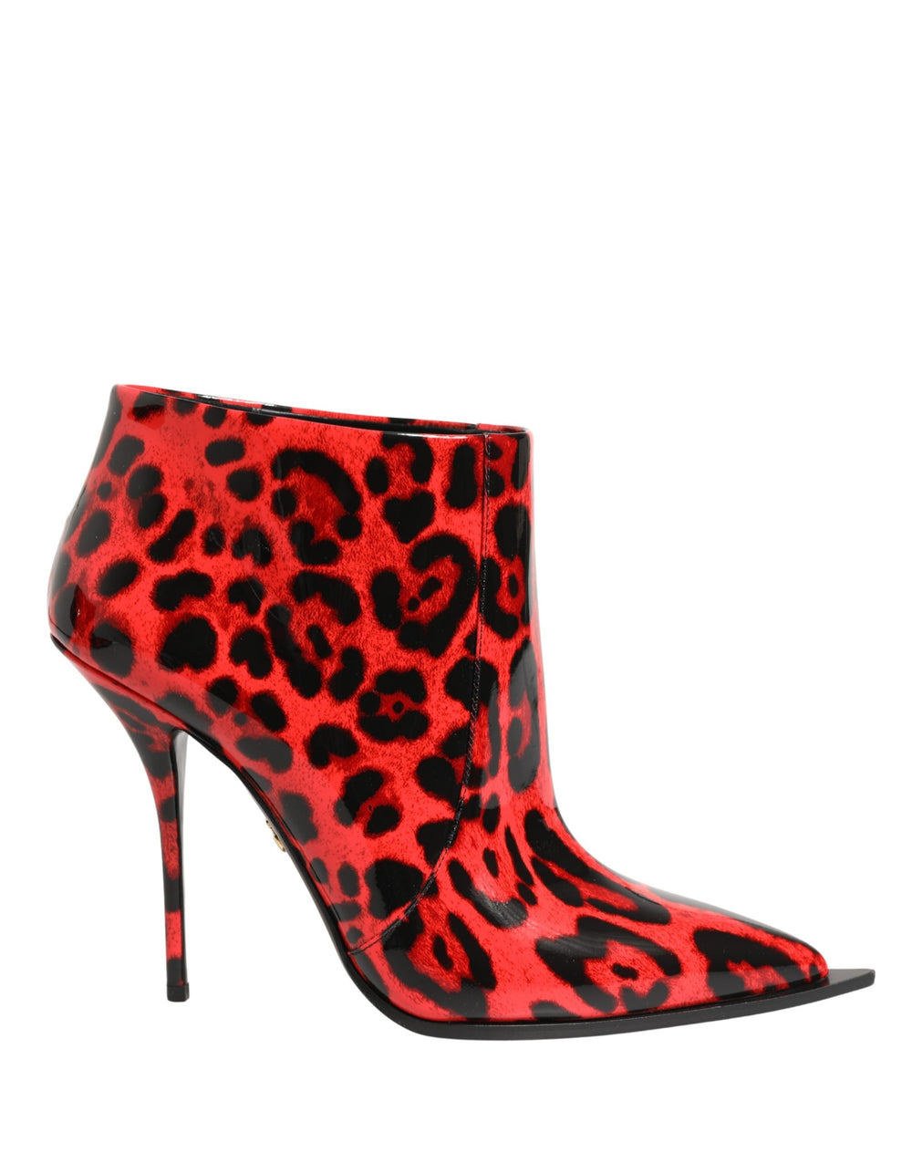 Dolce & Gabbana | Red Leopard Cardinale Ankle Boots Shoes