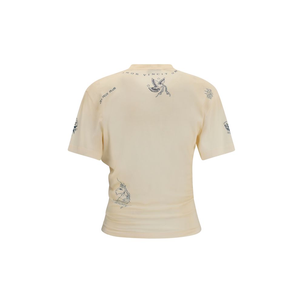 Balenciaga | Beige Cotton T-Shirt