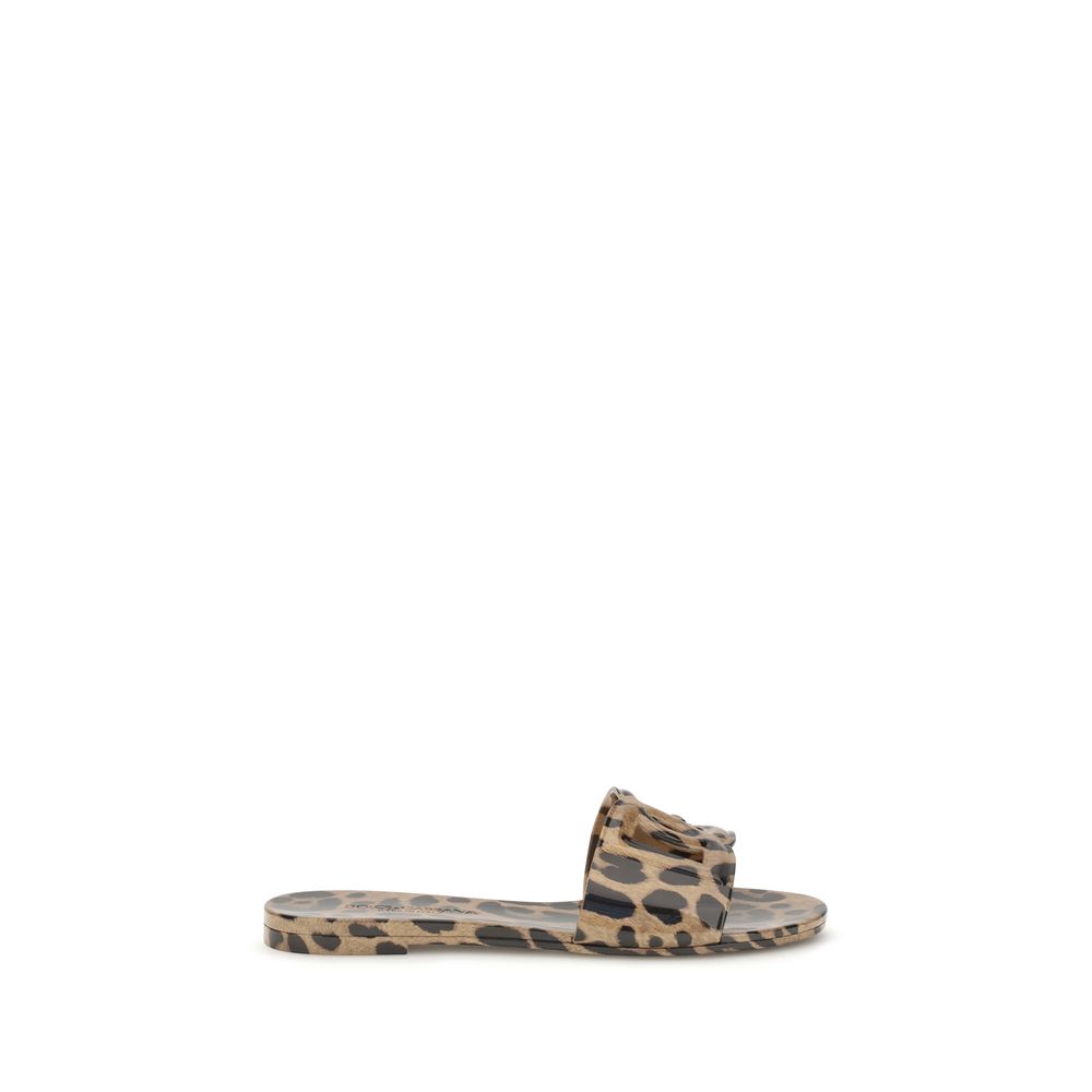 Dolce & Gabbana | Multicolor Rubber Flat Sandals