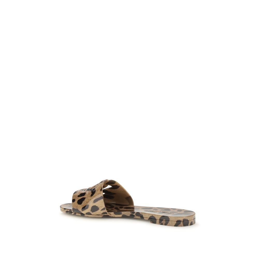 Dolce & Gabbana | Multicolor Rubber Flat Sandals