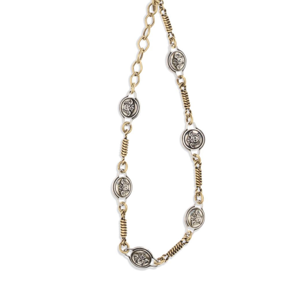 Versace | Silver Brass Necklace
