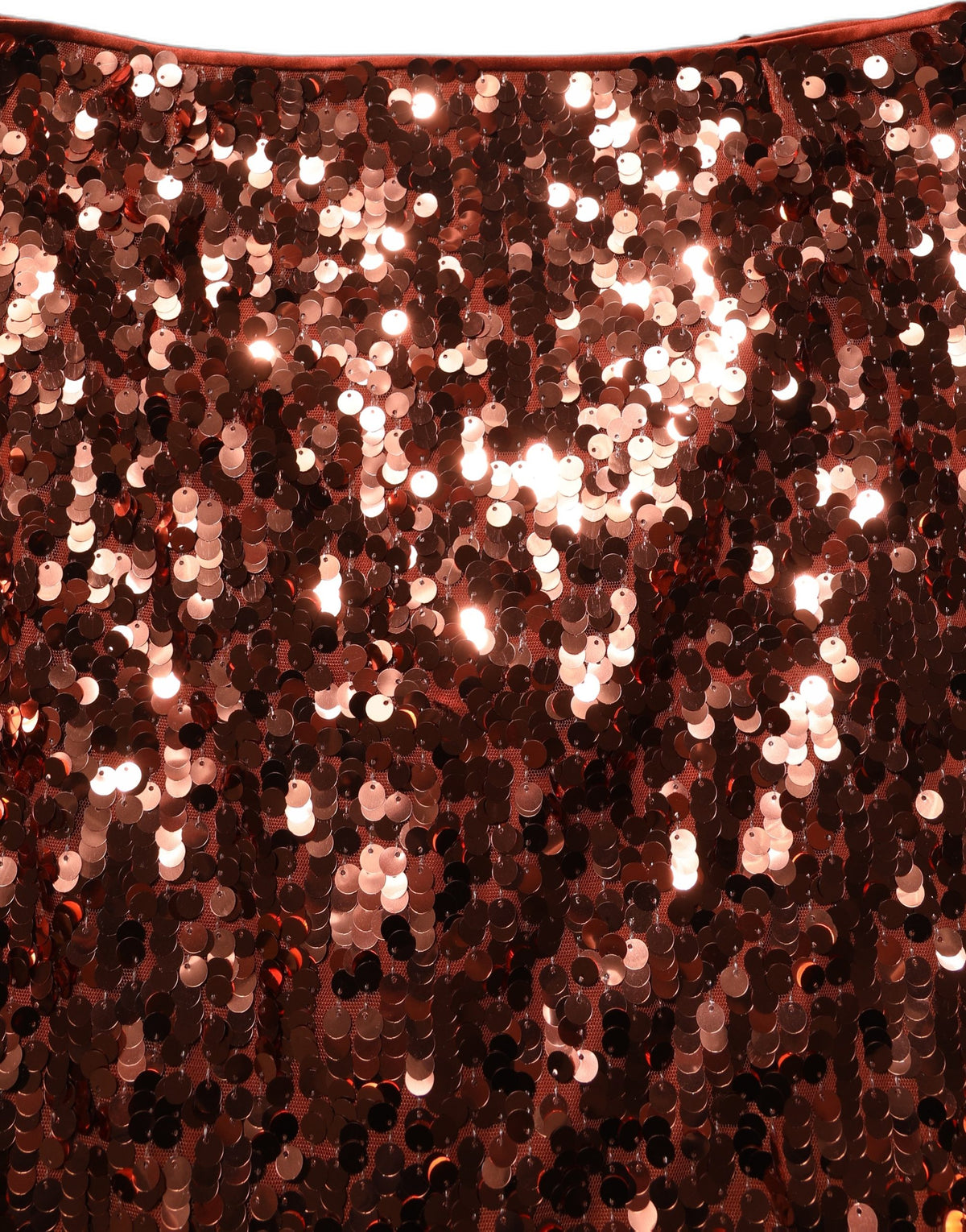Dolce & Gabbana | Bronze Sequin HighWaist PencilCut Midi Skirt