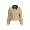 Givenchy | Beige Cotton Leather Jacket