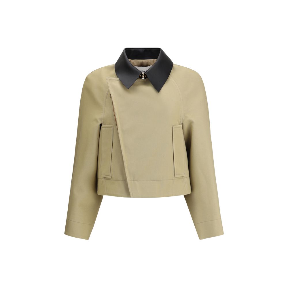 Givenchy | Beige Cotton Leather Jacket