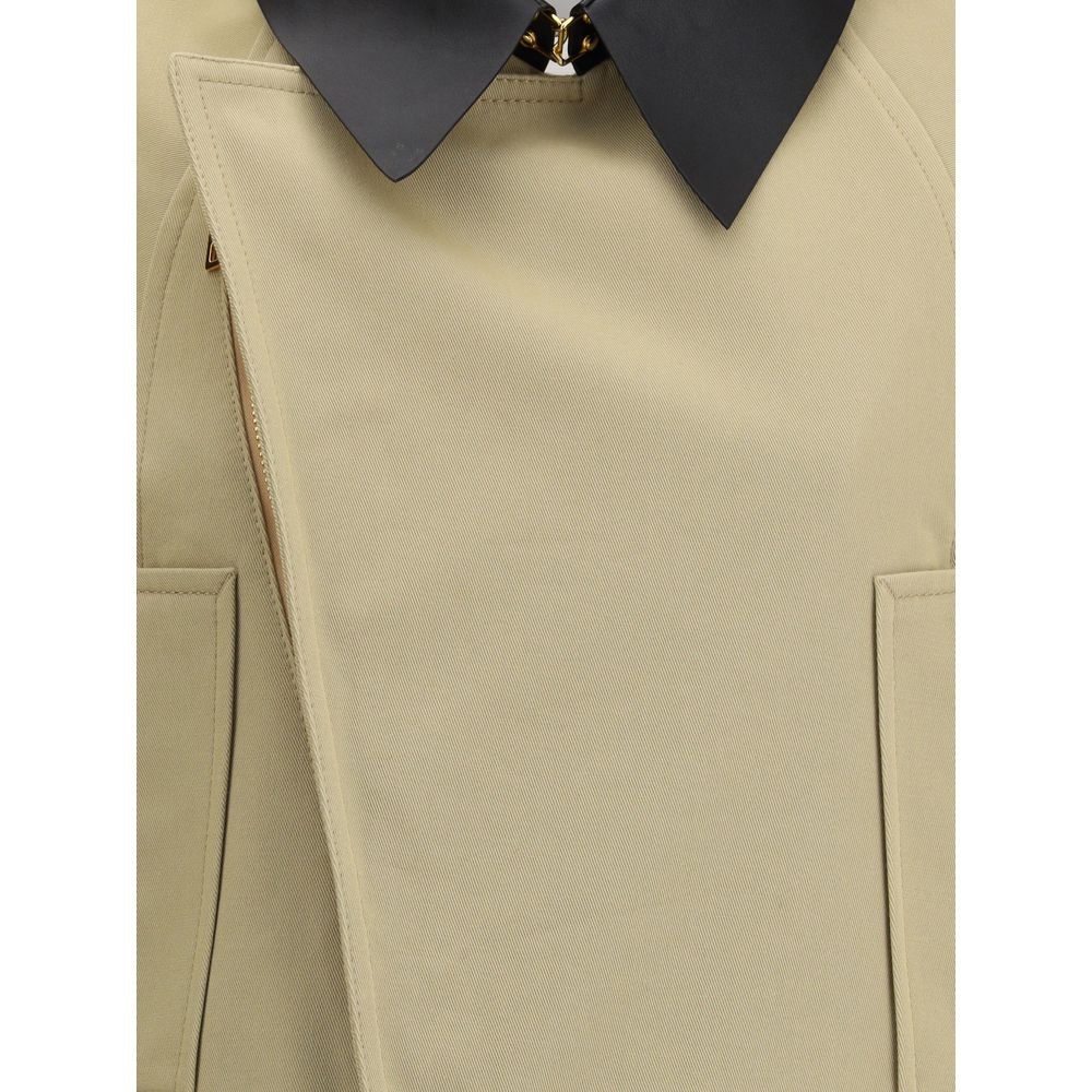 Givenchy | Beige Cotton Leather Jacket