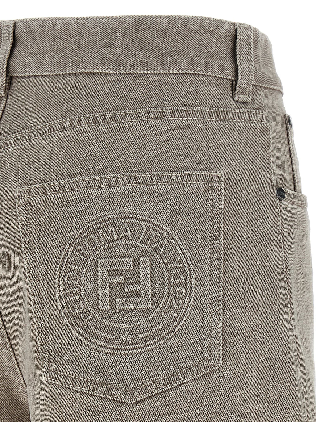 Fendi | Beige Cotton Bermuda Shorts