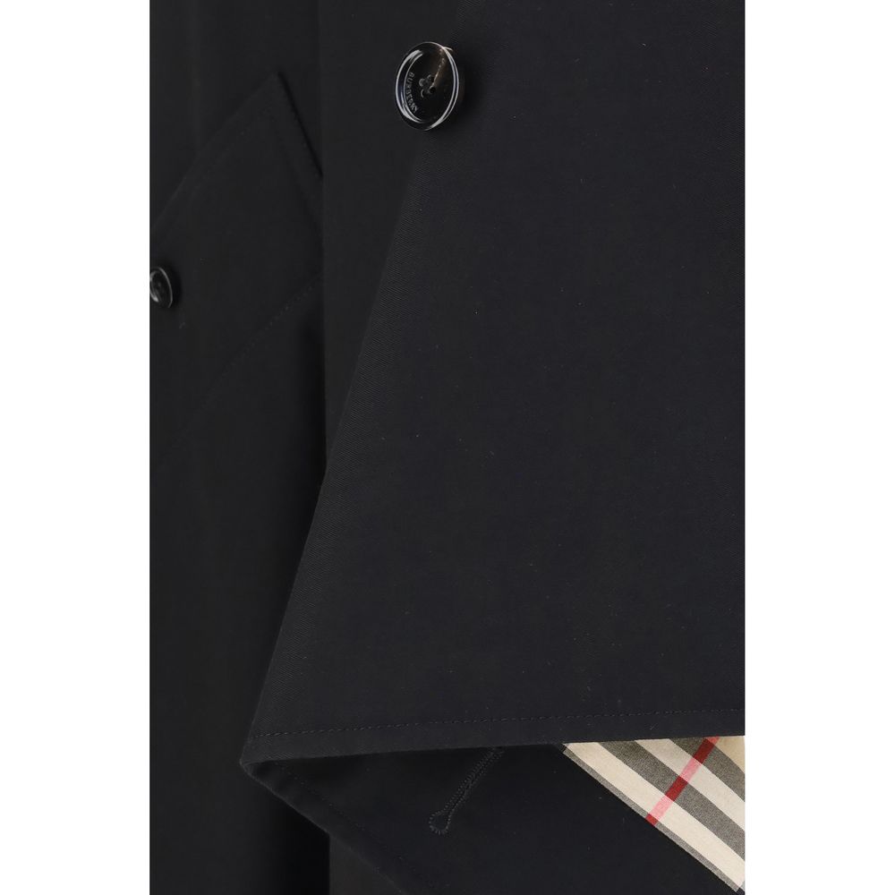 Burberry | Black Cotton Long Skirt