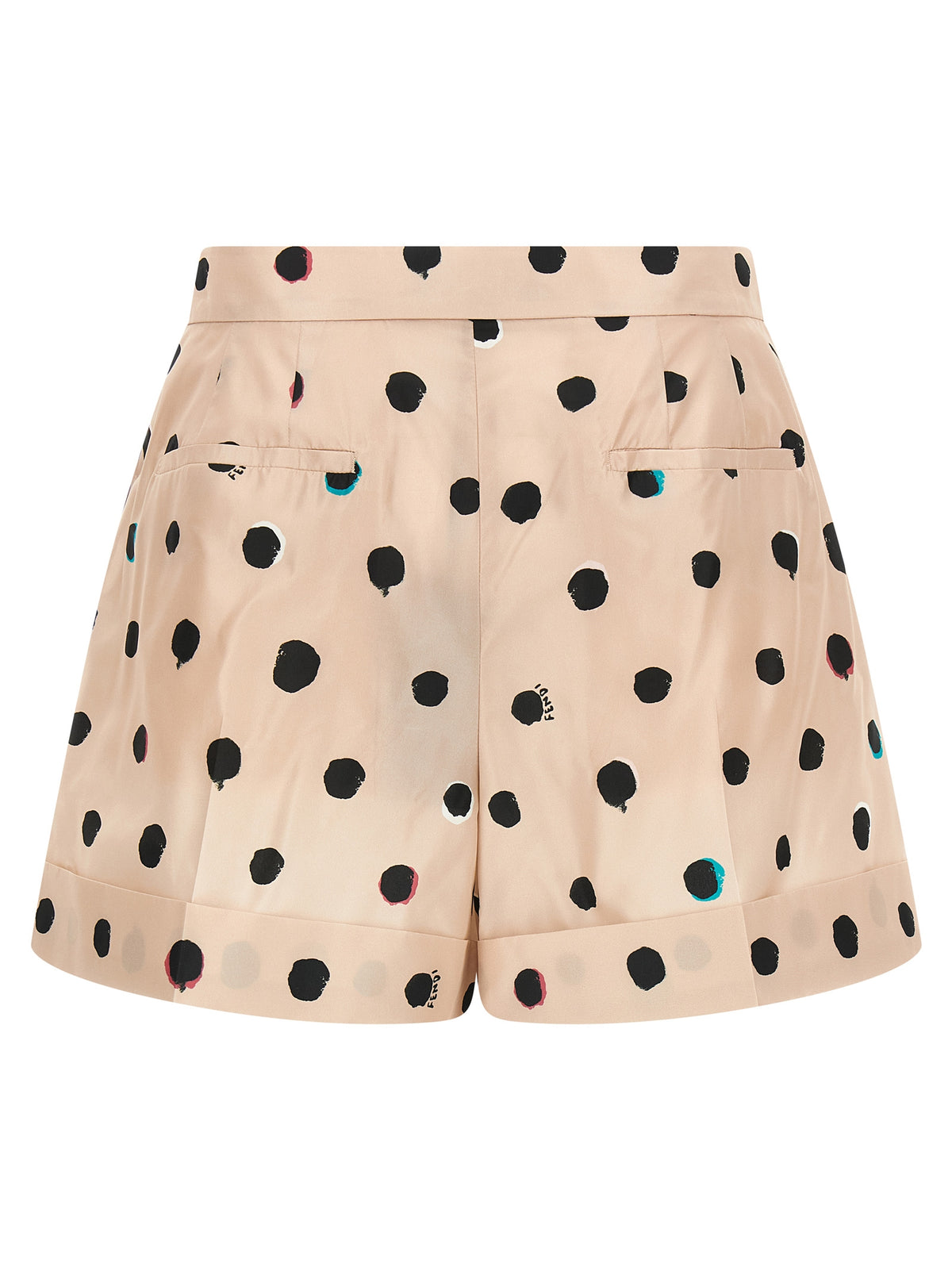 Fendi | Multicolor Silk Bermuda Shorts