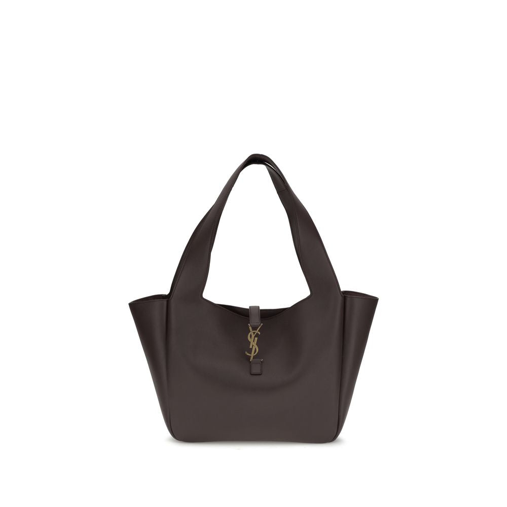 Saint Laurent | Brown Calf Leather Bos Taurus Shoulder Bag