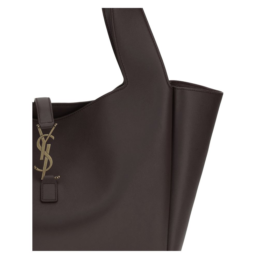 Saint Laurent | Brown Calf Leather Bos Taurus Shoulder Bag