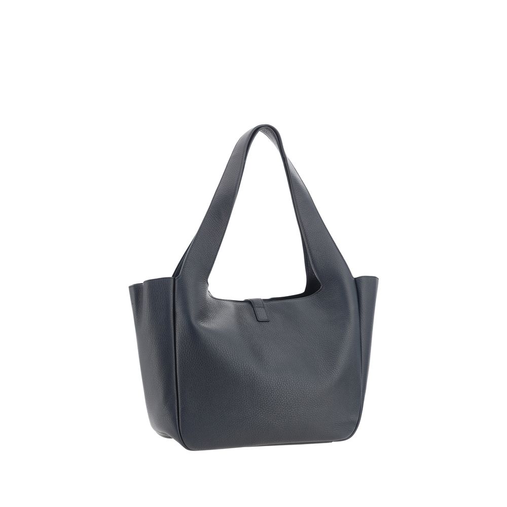Saint Laurent | Black Calf Leather Bos Taurus Shoulder Bag