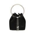 Jimmy Choo | Black Silk Shoulder Bag