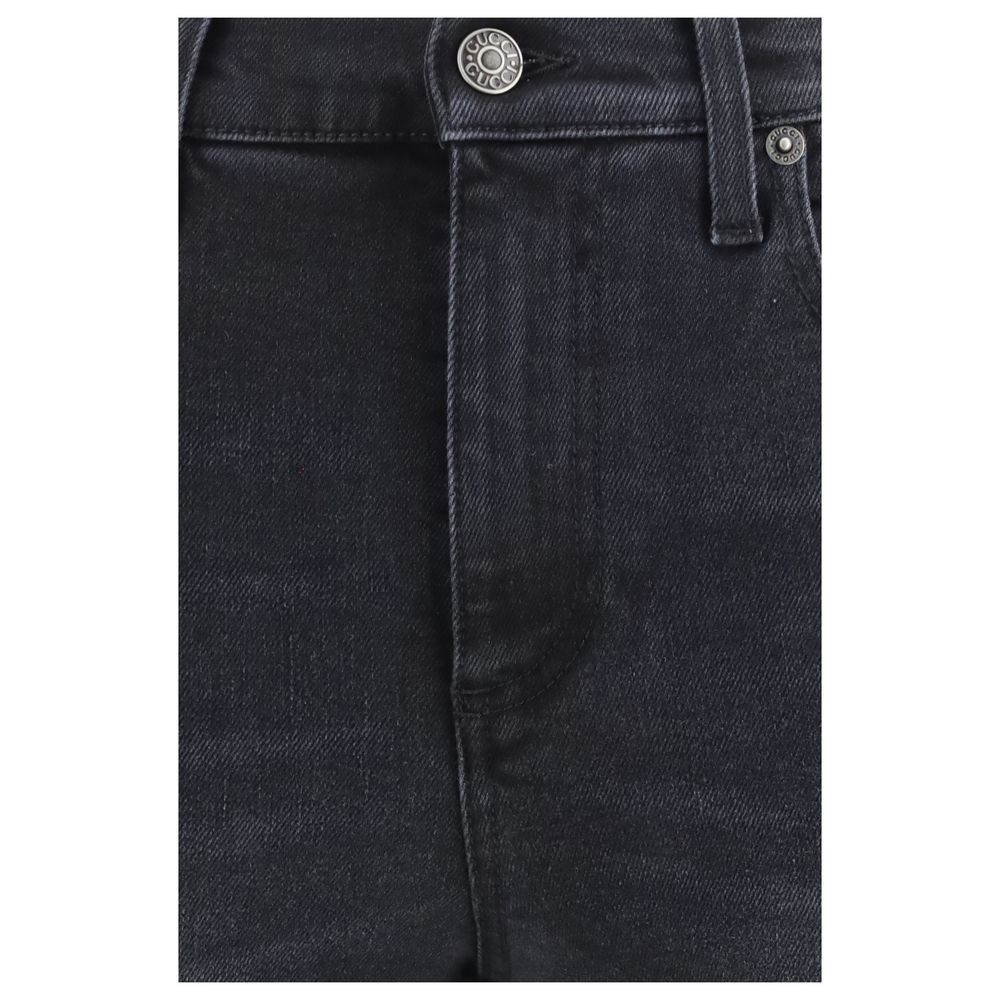 Gucci | Black Cotton Skinny Jeans