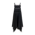 Ganni | Black Silk Casual Dress