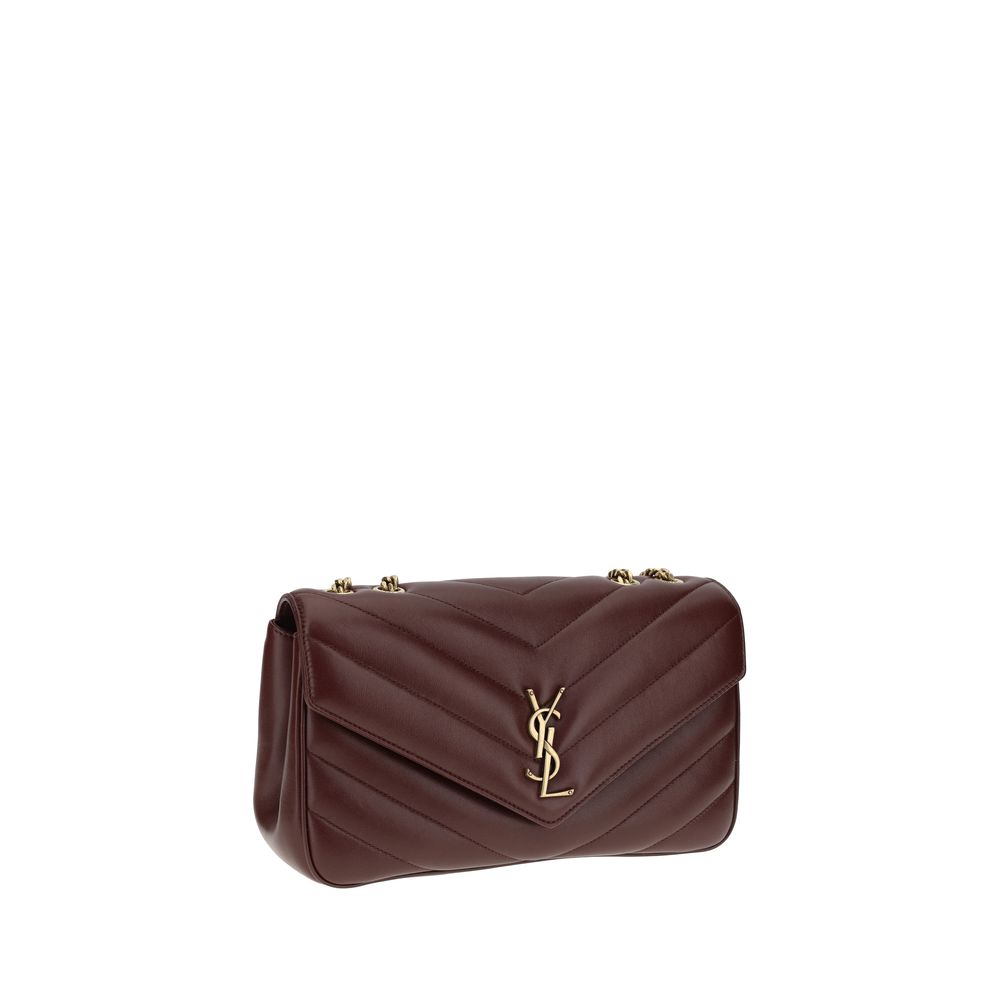 Saint Laurent | Bordeaux Lamb Ovis Aries Shoulder Bag