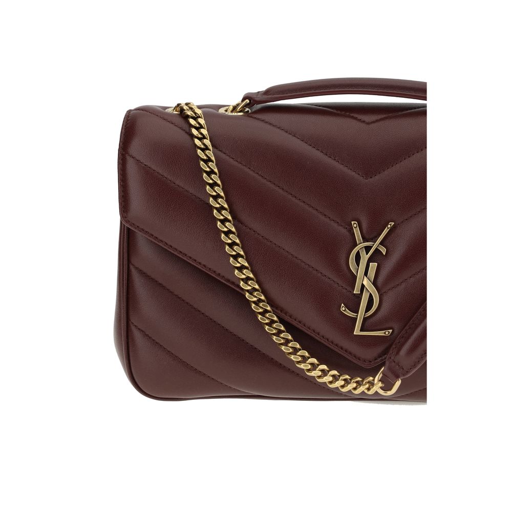 Saint Laurent | Bordeaux Lamb Ovis Aries Shoulder Bag
