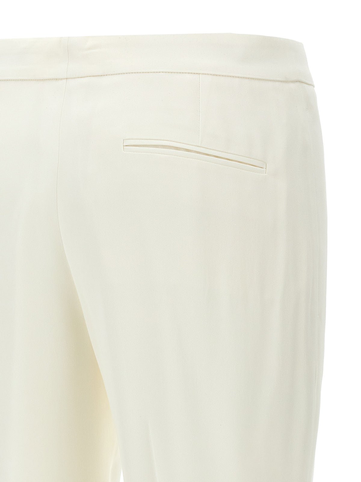 Alexander McQueen | White Viscose Casual Pants