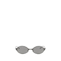 Alexander McQueen | Gray Metal Sunglasses