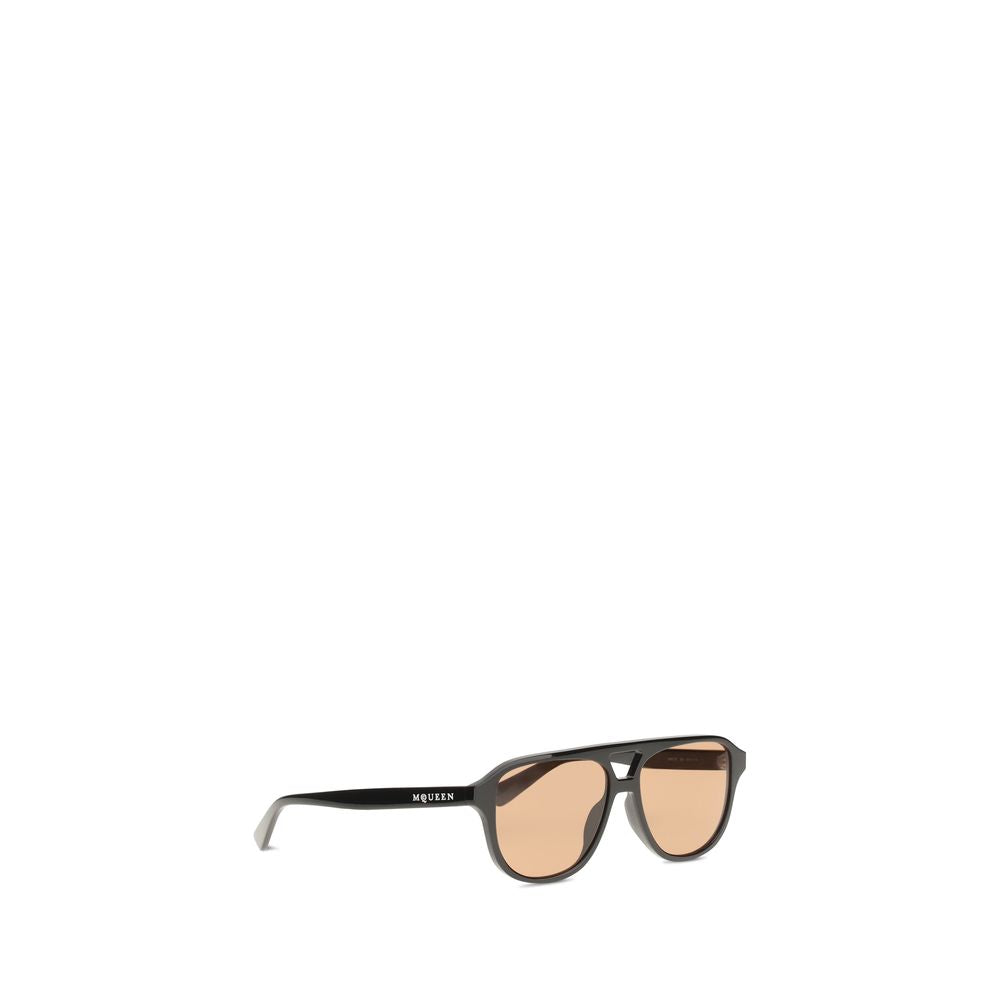 Alexander McQueen | Brown Acetate Sunglasses