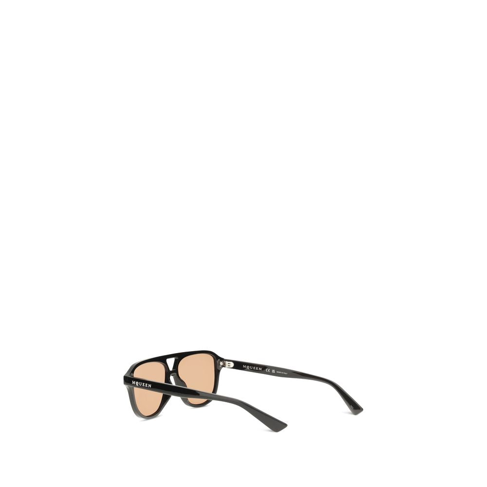 Alexander McQueen | Brown Acetate Sunglasses