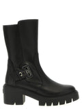 Stuart Weitzman | Black Calfskin Ankle Boots