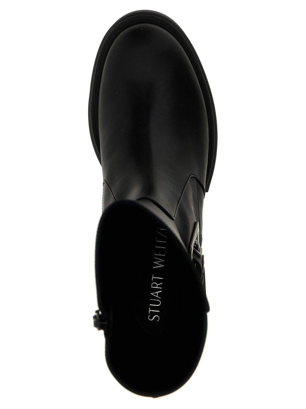 Stuart Weitzman | Black Calfskin Ankle Boots