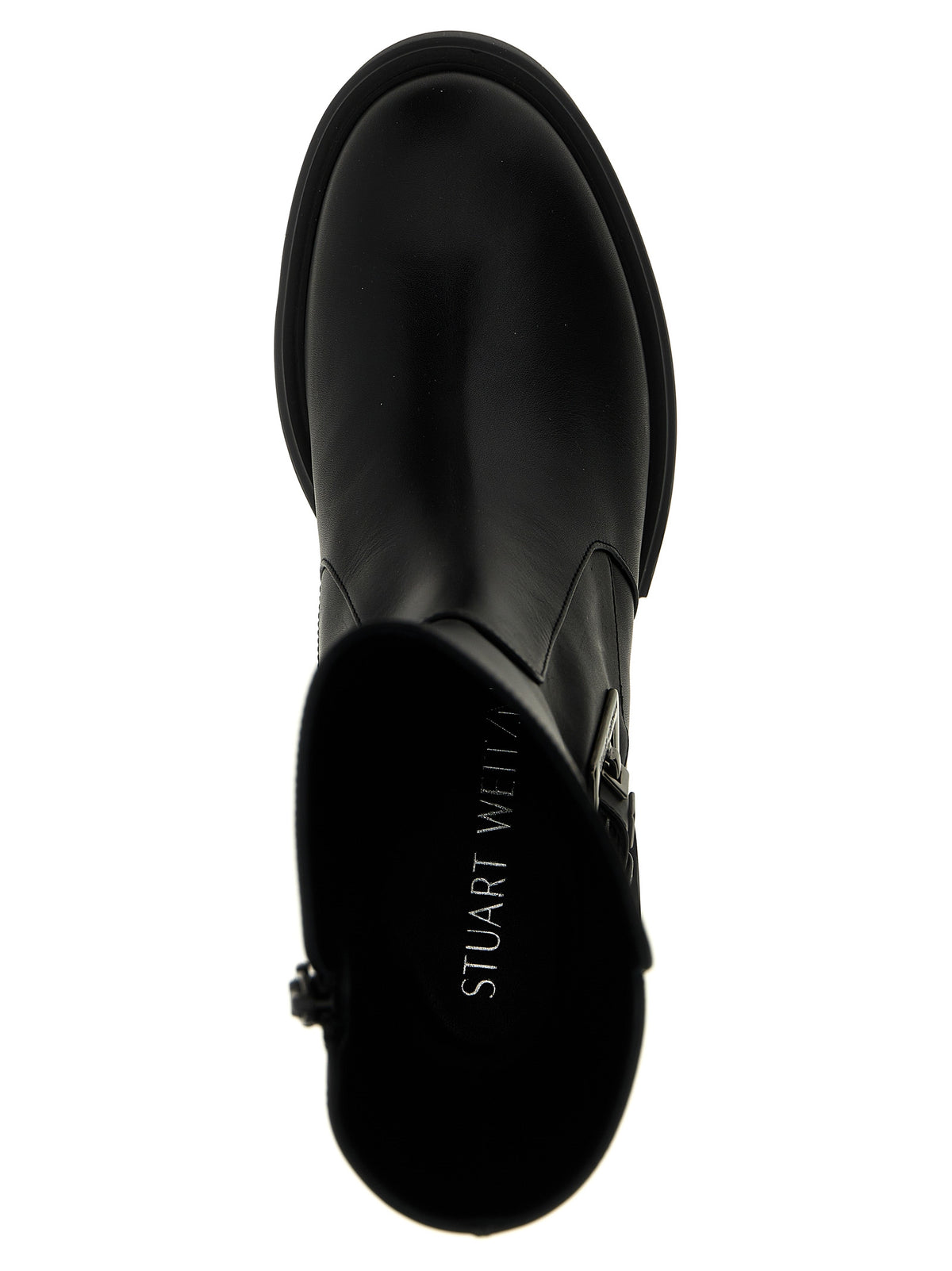 Stuart Weitzman | Black Calfskin Ankle Boots