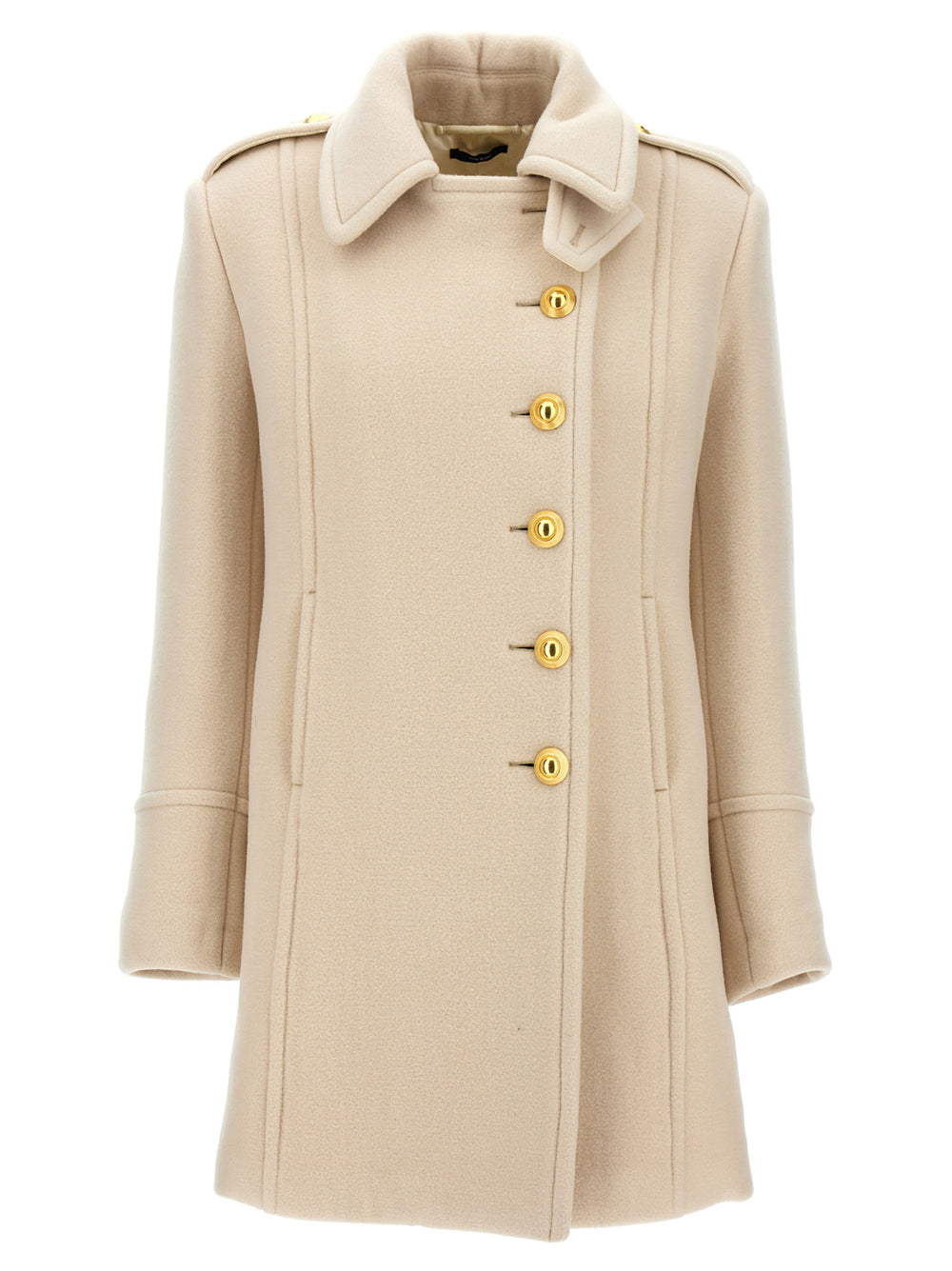 Tom Ford | White Wool Coat