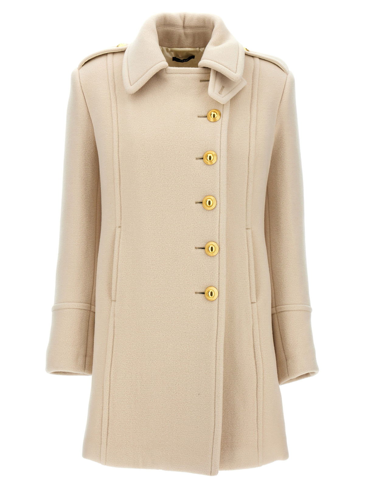Tom Ford | White Wool Coat