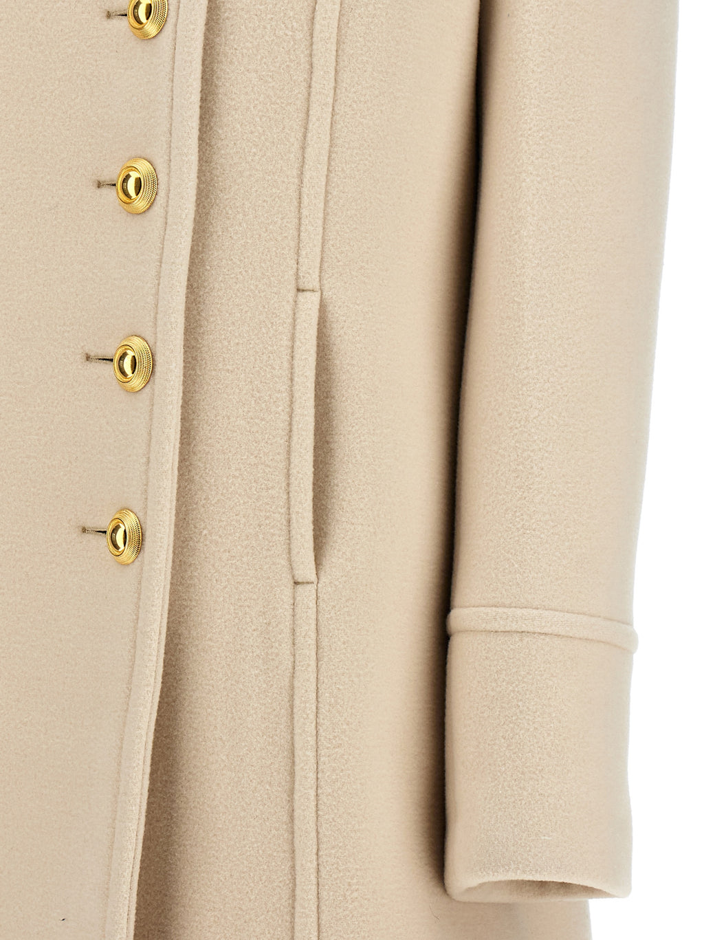 Tom Ford | White Wool Coat