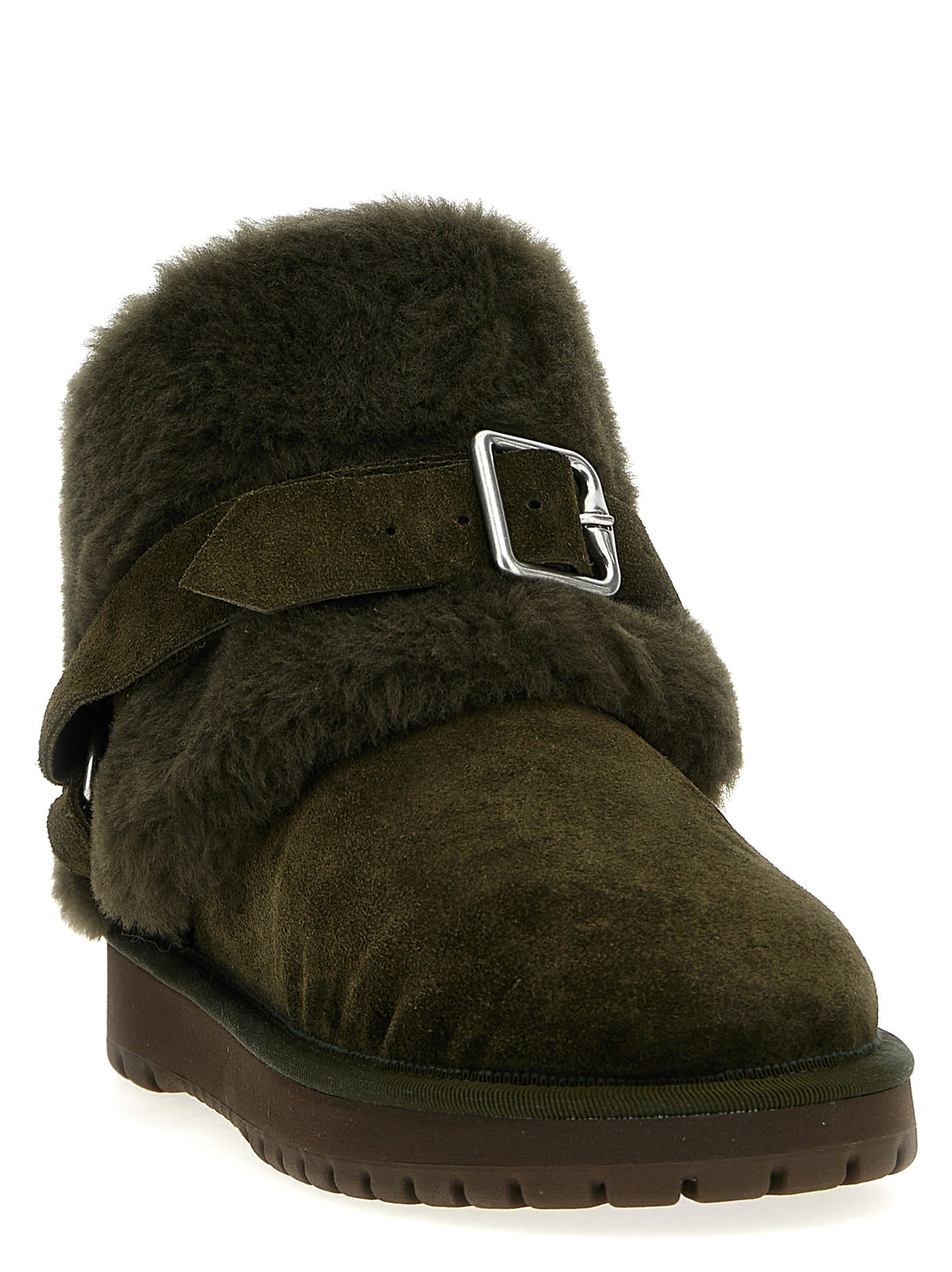 Burberry | Bicolor Leather Ankle Boots