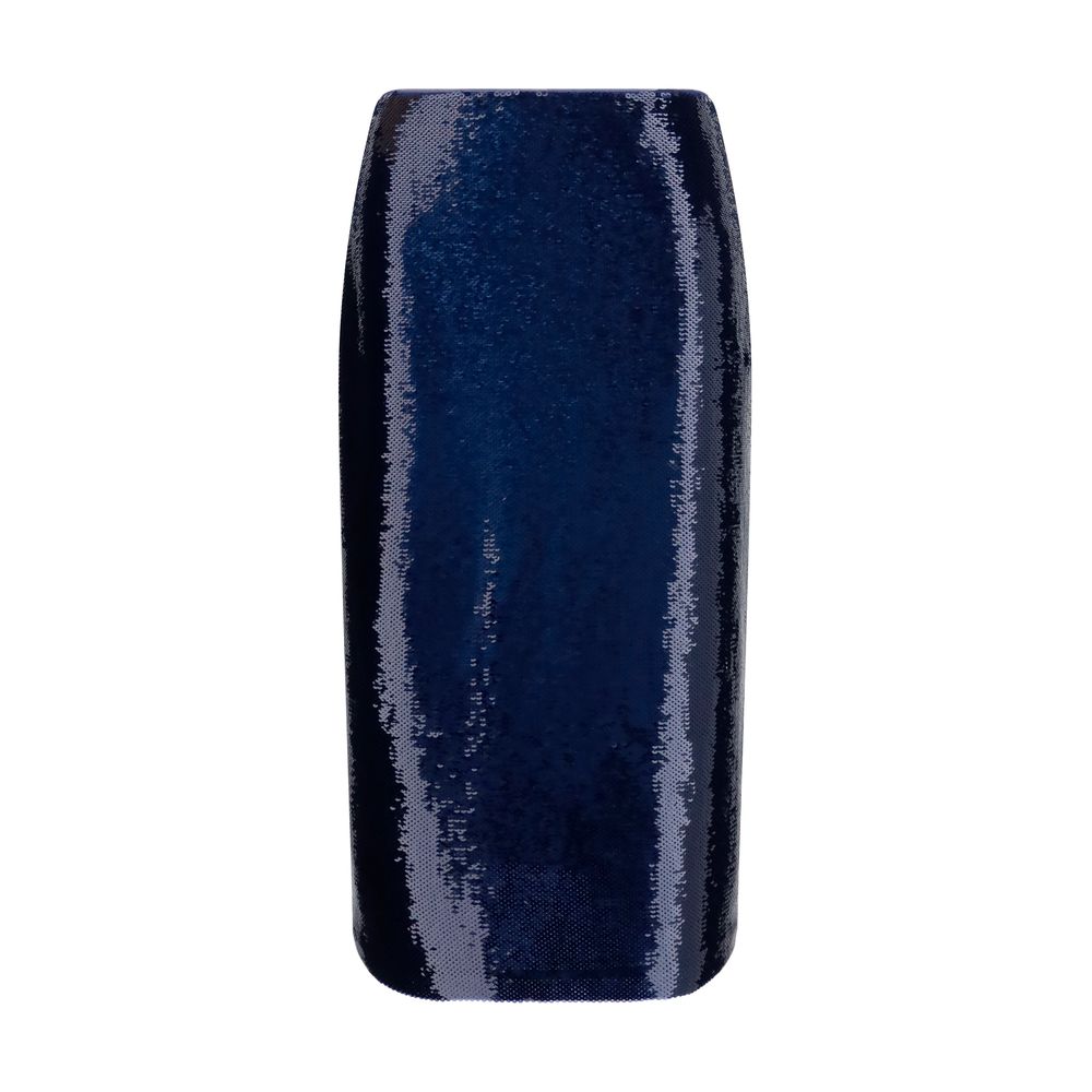 Tom Ford | Blue Sequin Midi Skirt