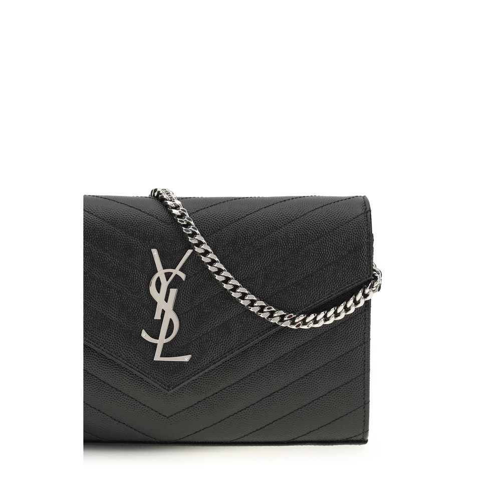 Saint Laurent | Black Calf Leather Bos Taurus Wallet