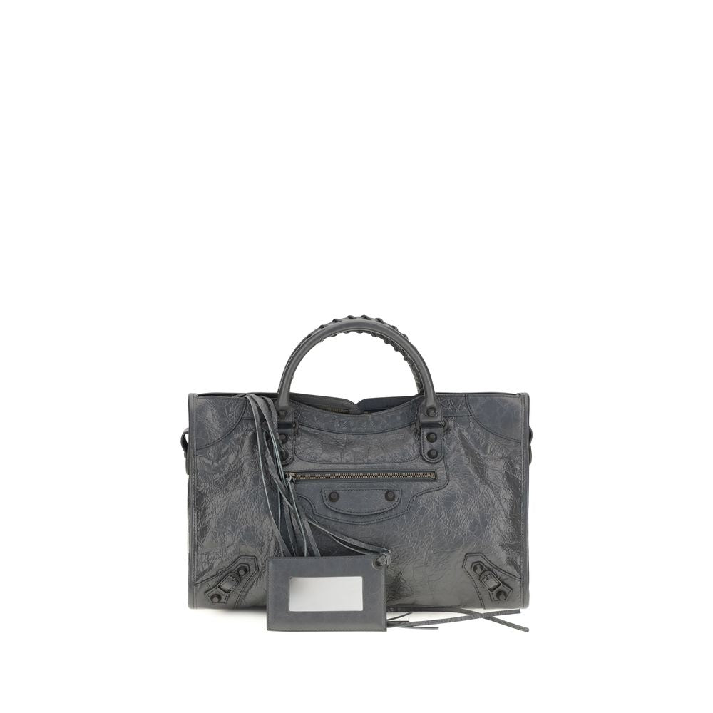 Balenciaga | Gray Lamb Ovis Aries Handbag