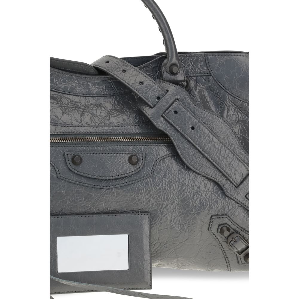 Balenciaga | Gray Lamb Ovis Aries Handbag