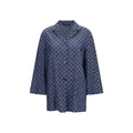 Gucci | Blue Cotton Full-Length Jacket