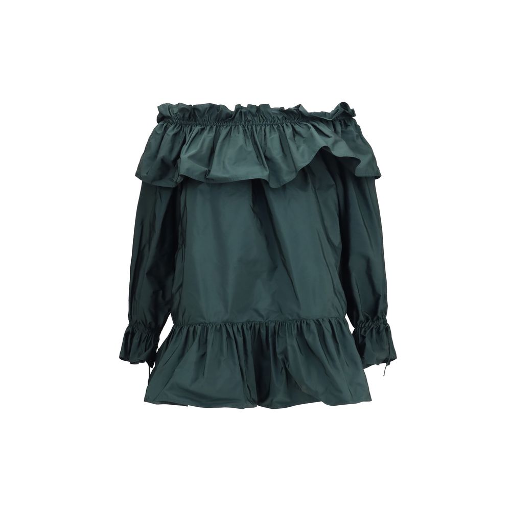 Saint Laurent | Bicolor Polyamide Casual Dress