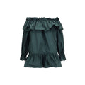 Saint Laurent | Bicolor Polyamide Casual Dress