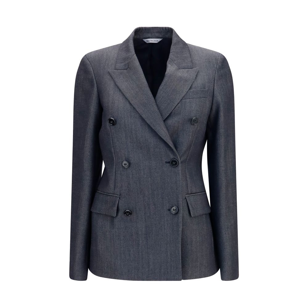 Balenciaga | Gray Wool Oves Aries Blazer