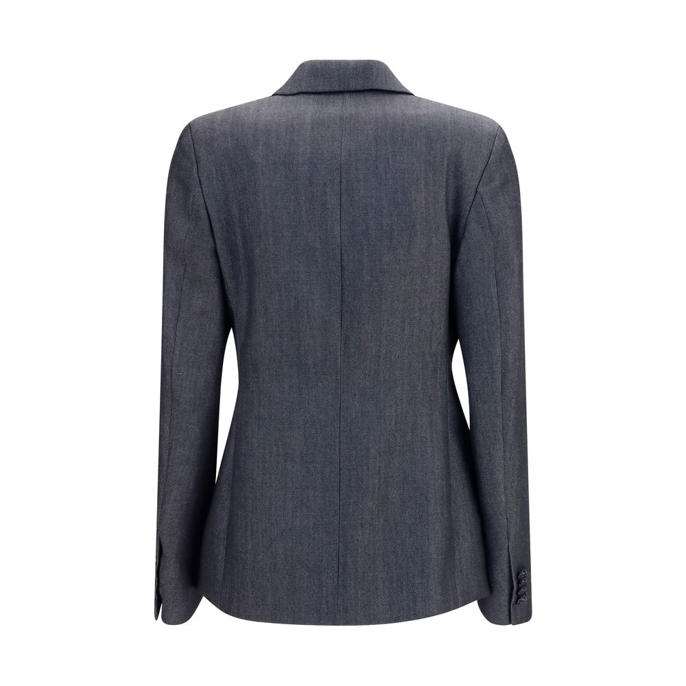 Balenciaga | Gray Wool Oves Aries Blazer