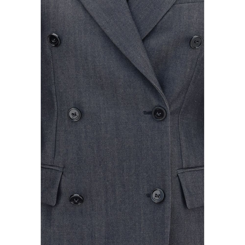 Balenciaga | Gray Wool Oves Aries Blazer