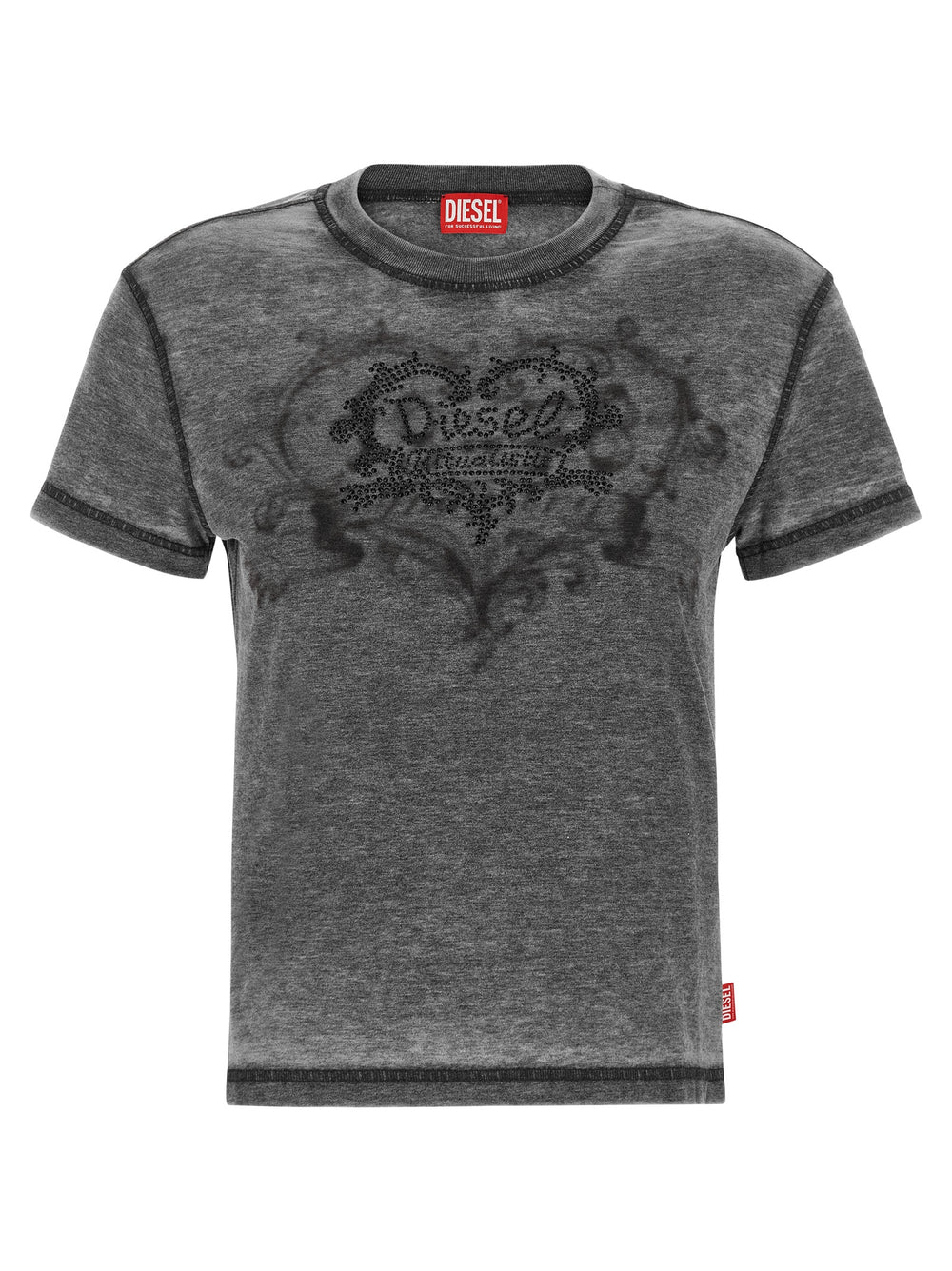 Diesel | Gray Polyester T-Shirt