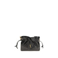 Saint Laurent | Black Lamb Ovis Aries Clutch Bag