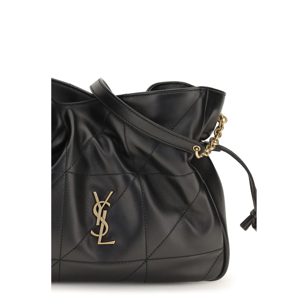 Saint Laurent | Black Lamb Ovis Aries Clutch Bag
