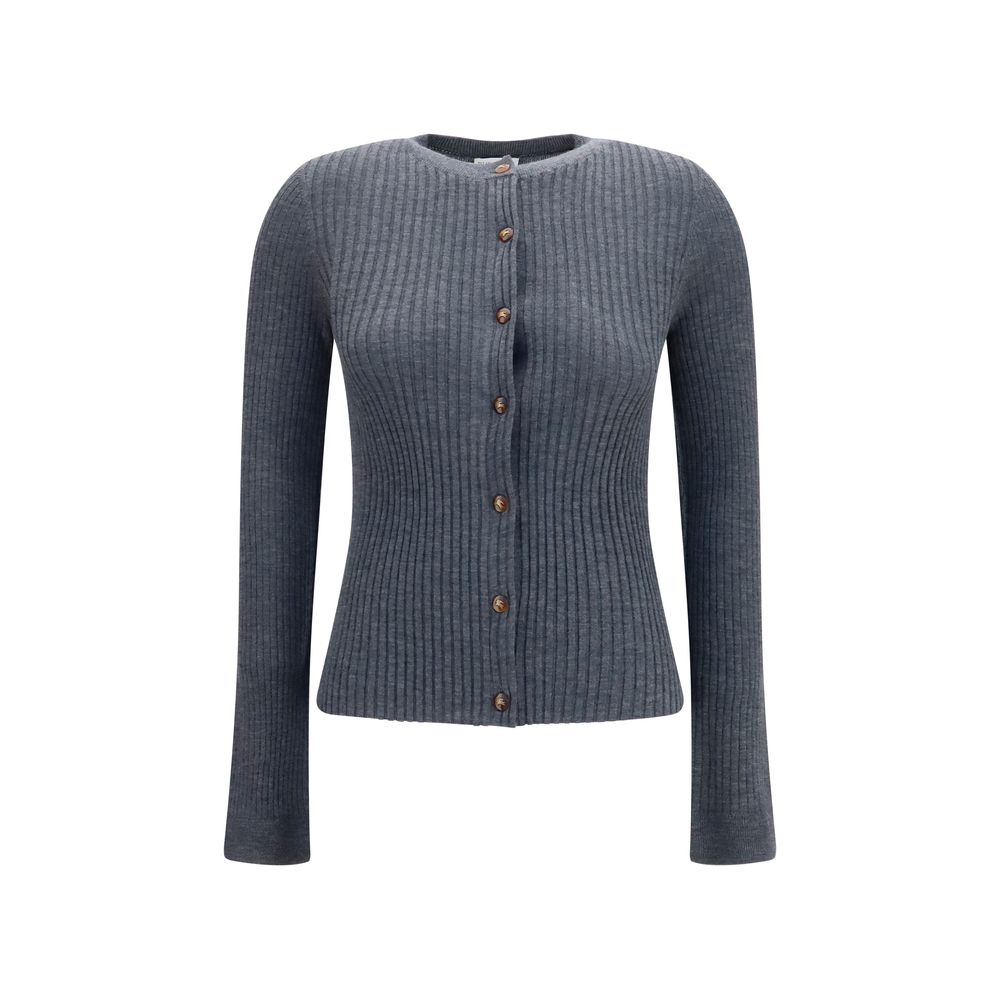 Burberry | Gray Cashmere Cardigan