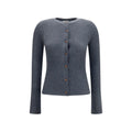 Burberry | Gray Cashmere Cardigan