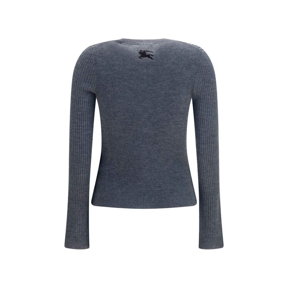 Burberry | Gray Cashmere Cardigan