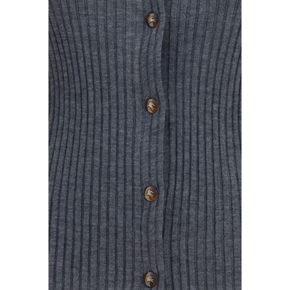 Burberry | Gray Cashmere Cardigan